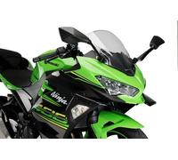 Puig Side Downforce Spoilers Wings Black Kawasaki Ninja 400 2018 - 2021