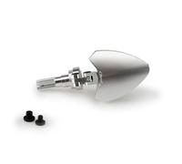 Puig Silver Fold Bar End Mirror Left ONLY Universal