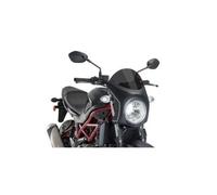 PUIG Smoke Dark Black Semi Fairing Windshield For Suzuki SV650 22-26