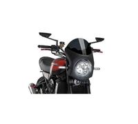 PUIG Smoked-Tinted Dark-Black Semi-Fairing Windshield For Kawasaki Z900RS 2026