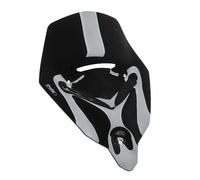 Puig 22522N Sport Windscreen, made of high-impact acrylic with aerodynamic design, rounded edges, TÜV approved and easy installation with original screws, Black