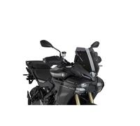 PUIG SPORT WINDSCREEN FIT ON YAMAHA TRACER 9 GT PLUS 2025 DARK SMOKE
