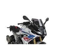 Puig 22680F Sport Screen compact and aerodynamic in high-impact acrylic with rounded profile and sporty design improving protection and visibility, Dark Smoke