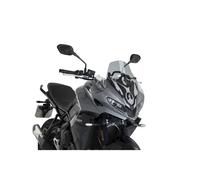 Puig 22522H Sport Windscreen, made of high-impact acrylic with aerodynamic design, rounded edges, TÜV approved and easy installation with original screws, Smoke