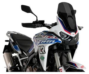 Puig Sports screen with type approval CRF1100L AFR. DARK-TINTED