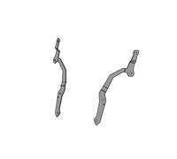 Puig 9154N M.E.M. (Manual Elevation Mechanism) for windscreens with tool-free adjustment and improved aerodynamic protection, Black
