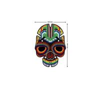 PUIG Stickers Tank Guard Model Skull I Red