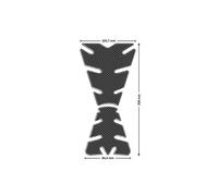 PUIG Stickers Tank Guard Performance 2 Carbon Look 5876C