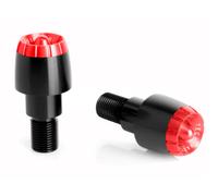 Puig 9409N Thruster handlebar bar ends in lightweight design with modular system for vibration reduction and customization, Black