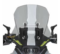 Puig 22322H Touring Windshield to improve rider’s aerodynamic protection with adventure design; made of durable acrylic with rounded edges, Smoke