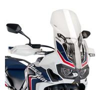 Puig 8905W High and aerodynamic Touring windscreen in 4 mm CN acrylic with rounded profile, flat upper area and deflectors that improve protection, Clear