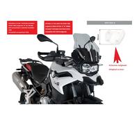 Puig Touring Bmw F800gs 2025 Short Windshield Silver