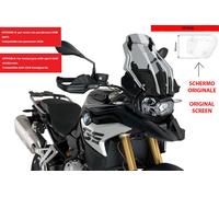Puig Light Smoke Touring Screen With Extender BMW F800 GS 2024-2025