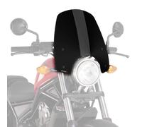 Puig Touring Screen Windshield Black Opaque Honda CMX 500 Rebel 2017 - 2025