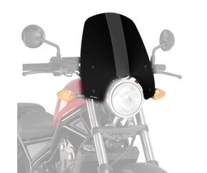 Puig Touring Screen Windshield Black Opaque Honda CMX 500 Rebel 2017 - 2025