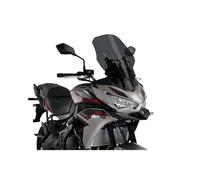 PUIG TOURING WINDSCREEN FIT ON KAWASAKI VERSYS 650 22-25 DARK SMOKE