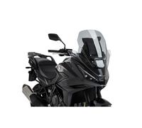 Puig 22402H Touring Windscreen; aerodynamic screen; elegant and functional design; optimal visibility; easy mounting with original screws; TÜV approved, Smoke