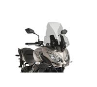 PUIG TOURING WINDSCREEN FOR KAWASAKI VERSYS 650 17-18 LIGHT SMOKED