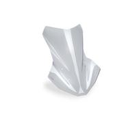 Puig 22321W Touring windscreen made of 4 mm acrylic with UV protection, rounded profile, aerodynamic design, easy installation and TÜV approval for road use, Transparent