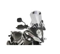 PUIG Touring Windshield for Suzuki DL650 XT V-Strom Explorer 2025 Smoke Clear