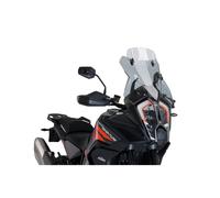 PUIG TOURING WINDSHIELD-VISOR FIT ON KTM 1290 R/S SUADVENTURE 21-24 CLEAR SMOKE