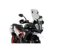 Puig 21992H Touring Windscreen With Smoked Visor designed to optimize aerodynamics, improve wind protection and increase rider comfort on long trips and demanding riding conditions