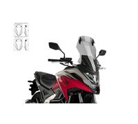 PUIG Touring Windshield Visor For HONDA NC750X 2021-2024 Clear Smoke