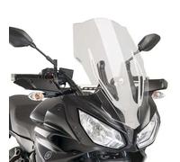 Puig 9212W High and aerodynamic Touring windscreen in 4 mm CN acrylic with rounded profile, flat upper area and deflectors that improve protection, Clear
