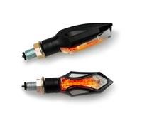 Puig 20424N Tower Sequential Turn Lights Homologated Black
