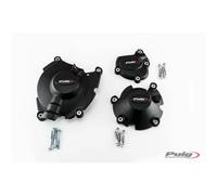 PUIG Track Engine Case Protection Campionato For Yamaha YZF-R1 2020-2024 Black