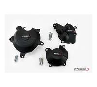 PUIG Track Motor Protection Sump Guard for Kawasaki ZX-6R Ninja 21-23 Black