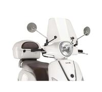 PUIG SCOOTER WINDSCREEN TRAFIC FIT ON SYM FIDDLE III 125 4T E4 18-20 CLEAR