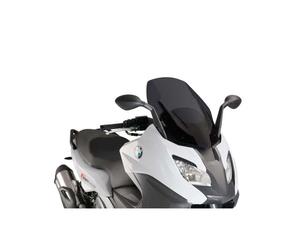 PUIG V-TECH Line Sport Windshield For BMW C600 Sport 2012-2015 Dark Smoke 9014F