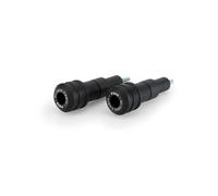 PUIG Vintage 2.0 Frame Slider Pads For Honda CMX1100 Rebel 21-24 Black