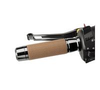 PUIG Vintage Handlebar Grips Black - Length: 119 mm