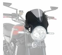 Puig Vision Black Fairing Light Smoke Screen Triumph Bonneville T100 2002 - 2019