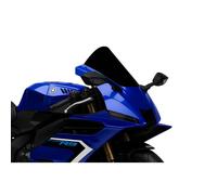 Puig 22285N R-Racer Windscreen, sport screen made of high-impact acrylic with aerodynamic design, wind tunnel tested and TÜV certified, Black
