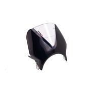 PUIG WINDSCREEN UNIV. VISION FIT ON HONDA CB600F HORNET 03-04 BLACK-TRANSPARENT