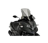 PUIG WINDSCREEN V-TECH LINE TOURING FIT ON YAMAHA TRICITY 300 20-25 DARK SMOKE