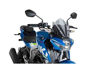 Puig Windshield Naked New Generation Sport 9873H for Suzuki GSX-S125 17'-19'
