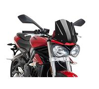 Puig Windshield Naked New Generation Sport 9999N for Triumph Street Triple S 17'-19'