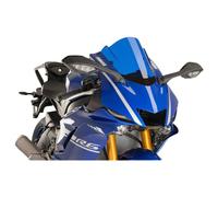 Puig 9723A Z-Racing aerodynamic and sporty windscreen in 3 mm acrylic with double height and side channels that improve protection and stability, Blue