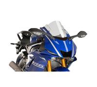 Puig 9723W Z-Racing aerodynamic and sporty windscreen in 3 mm acrylic with double height and side channels that improve protection and stability, Clear