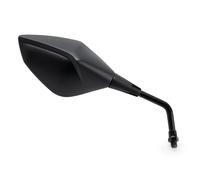 Puig 21821N Z3 Mirror; universal right with stem; sporty plastic housing; convex anti-glare mirror; easy manual adjustment; approved aerodynamic design, Black