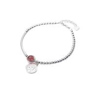 PUJIANA Dainty Ankle Bracelet - Coin Bracelet Real 925 Sterling Silver Box Chain Beads Bracelet Anklets Gift for Women Girls Wedding Jewelry