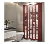 pujindu Accordion Door, PVC Accordion Door with Handle & Hardware, Interior Multifold Folding Doors for Closet Bathroom Doorways(32x40in)