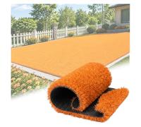 pujindu Artificial Grass Roll, 1.18in Fake Grass Carpet With Drainage Holes, Trimmable Synthetic Turf For Roof Yard Fencing(20x39IN)