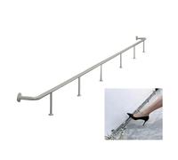 pujindu Pub Table Foot Rail, Customizable Heavy Duty Footrest Support Rail, Stainless Steel Island Counter Foot Rail for Bar Restaurant(170cm/67in)