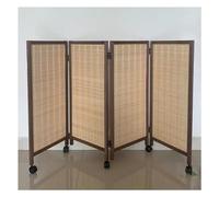 pujindu Room Divider, Freestanding Short Folding Privacy Screen, 3/4/5/6/7/8 Panel Wall Dividers, Indoor Movable Protective Separator Partition(Color:Light brown,Size:15.7x47.2in-3pcs)