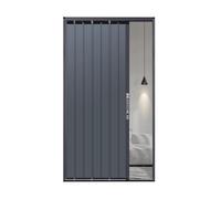 pujindu Sliding Accordion Doors, Aluminum Alloy Telescopic Folding Door, Indoor Concertina Doors for Closet/Bedroom/Balcony(Gray,60x45in)